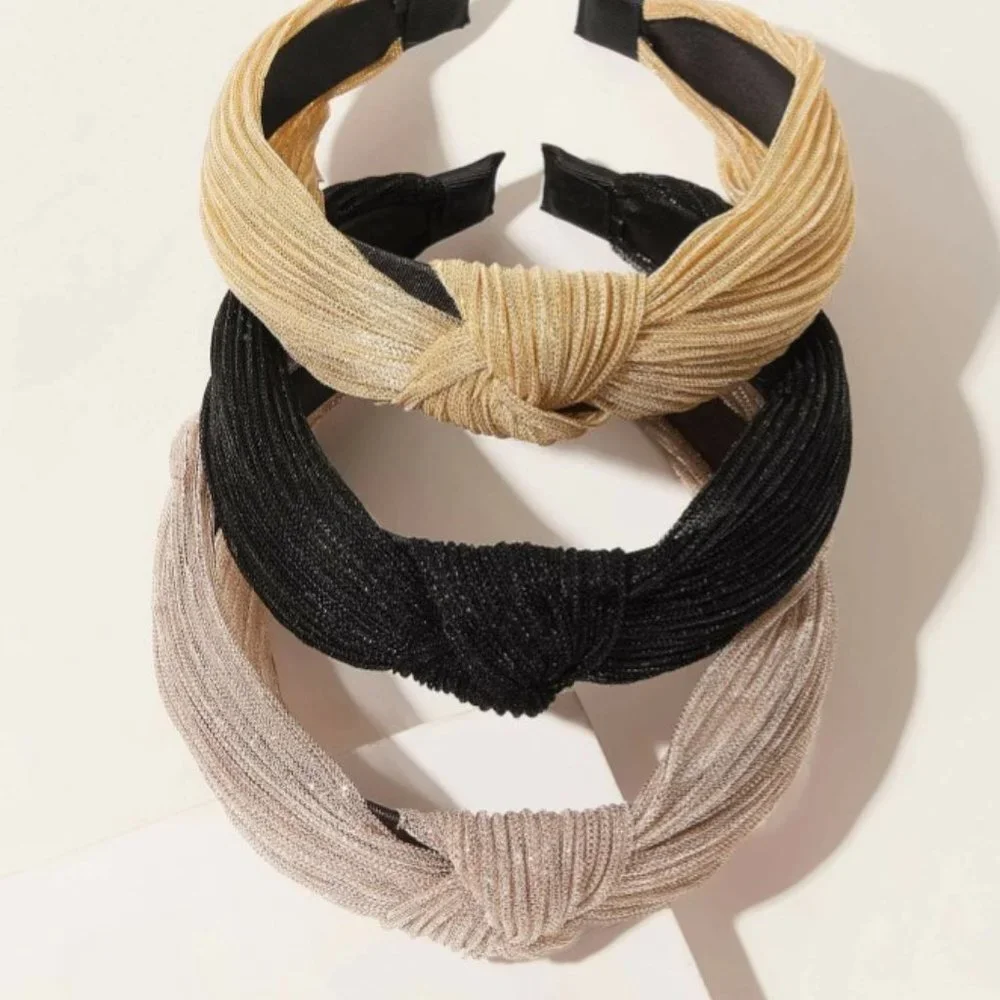 3 for $35 / 3pcs Knot Decor Hair Hoop Women